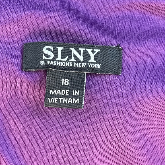 SLNY FASHIONS New York Off Shoulder Gown NWT - Picture 11 of 11